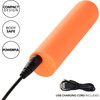 Turbo Buzz Rounded Bullet Rechargeable Waterproof Vibrator By CalExotics - Orange