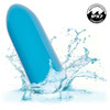 Turbo Buzz Classic Bullet Rechargeable Waterproof Vibrator By CalExotics - Blue