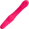 Rhapsody Tapping Vibe Rechargeable Waterproof Silicone G-Spot Vibrator By Nu Sensuelle - Deep Pink
