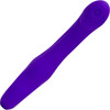 Rhapsody Tapping Vibe Rechargeable Waterproof Silicone G-Spot Vibrator By Nu Sensuelle - Deep Purple
