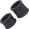 Fort Troff Stretch Flex Trainers Silicone Ball Stretchers 2 Pack - Black