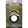 Fort Troff Pinch Zero Weighted Silicone Cock Ring - Black