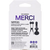 MERCI Nippers Stainless Steel Nipple Clamps With Silicone Tips By Doc Johnson