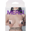 MERCI Vibro Grippers Wireless Vibrating Nipple Clamps With Rechargeable Case By Doc Johnson