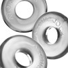 Oxballs Ringer Max Stretchy Cock Ring Set of 3 - Clear