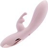 Morgan Rechargeable Silicone Rabbit Dual Stimulation Vibrator By Blush - Pink