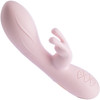 Morgan Rechargeable Silicone Rabbit Dual Stimulation Vibrator By Blush - Pink