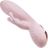 Morgan Rechargeable Silicone Rabbit Dual Stimulation Vibrator By Blush - Pink