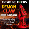 Demon Claw 8.5" Fisting Silicone Suction Cup Dildo By Creature Cocks