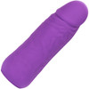 Mini Vibrating Studs Rechargeable Waterproof Silicone Dildo By CalExotics - Purple