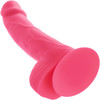 Studs 6" Neon Silicone Realistic Suction Cup Dildo By CalExotics - Pink