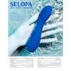 Selopa Sapphire G Rechargeable Waterproof Silicone G-Spot Vibrator - Blue