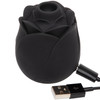 Fifty Shades Of Grey The Rose Silicone Rechargeable Clitoral Pressure Wave Stimulator - Black