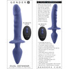 Gender X Dual Defender Rechargeable Silicone Vibrating Double Sided Dildo & Anal Plug With Remote