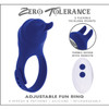 Zero Tolerance Adjustable Fun Ring Rechargeable Silicone Vibrating Couples Cock Ring With Remote