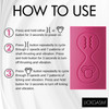 Lickgasm Tease & Please Rechargeable Silicone Thrusting & Licking Dual Stimulation Vibrator - Pink