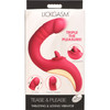 Lickgasm Tease & Please Rechargeable Silicone Thrusting & Licking Dual Stimulation Vibrator - Pink