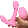 INMI Flickers G-Flick Rechargeable Silicone Flicking G-Spot Vibrator With Remote - Pink