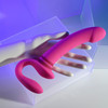 Gender X Sharing Is Caring Rechargeable Waterproof Silicone Vibrating Strapless Strap-On Dildo