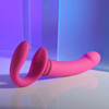 Gender X Sharing Is Caring Rechargeable Waterproof Silicone Vibrating Strapless Strap-On Dildo