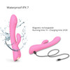 Bunny & Clyde Rechargeable Silicone Rabbit Vibrator By Love To Love - Pink Passion