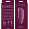 Secrets Juniper Rechargeable Waterproof Silicone Throbbing Vibrator By NS Novelties - Ruby