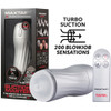 Maxtasy Suction Master+ Rechargeable Warming & Vibrating Penis Masturbator With Remote - Clear