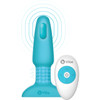 b-Vibe Rimming Plug 2 - Waterproof Remote Control Vibrating Anal Toy - Teal