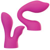 Palm Sensual Silicone Attachments For The PalmPower Wand Massager - Fuschia