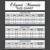 Elegant Moments Size Chart