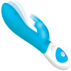 The Come Hither Silicone Rabbit Vibrator by The Rabbit Company - Blue