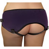Curvy Collection Plush Purple Strap-On Harness by Sportsheets