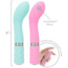 Pillow Talk Sassy Silicone Waterproof Rechargeable G-Spot Vibrator - Teal