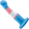 Avant Pride P2 True Blue Silicone Dildo With Suction Cup Base By Blush