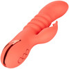 California Dreaming Orange County Cutie Rabbit Style Silicone Vibrator by CalExotics