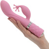 Pillow Talk Kinky Silicone Waterproof Rechargeable Dual Stimulation Vibrator - Pink