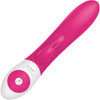 Kissing Rabbit Clitoral Suction Silicone Rechargeable Vibrator by The Rabbit Company - Hot Pink