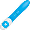 Kissing Rabbit Clitoral Suction Silicone Rechargeable Vibrator by The Rabbit Company - Blue