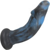 Carter Pack And Play Silicone Dildo by New York Toy Collective - Blue & Black