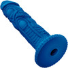 The Realm Draken Silicone Lock On & Harness Compatible Dildo - Blue