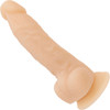 Naked Addiction Rotating & Vibrating Silicone Suction Cup Dildo With Balls & Remote - Vanilla