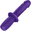 Silicone Grip Thruster G-Spot Dildo by CalExotics - Purple