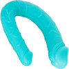Silicone AC/DC Double Dong by CalExotics - Teal