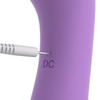 Fantasy For Her Silicone Rechargeable Duo Wand Massage-Her - Dual Function Wand With G-Spot Vibrator 