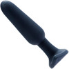 Bump Silicone Rechargeable Vibrating Butt Plug by VeDO - Black