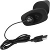 b-Vibe Rimming Plug XL Silicone Remote Control Vibrating Anal Toy - Black