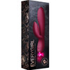 EveryGirl 10 Function Rechargeable Waterproof Rabbit Style Vibrator By Rocks-Off - Burgundy