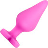 Play With Me Naughty Candy Heart Silicone Butt Plug By Blush - Be Mine Pink