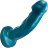 Splendid Dual-Density Silicone Dildo By Uberrime - Medium, Mermaid Blue