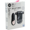 Silicone Remote Control Waterproof Rechargeable Bullet Cock Ring XLR8 By Nu Sensuelle - Black